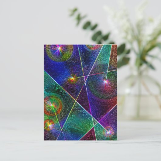 Festive Glow Briefkaart (Staand voorkant)