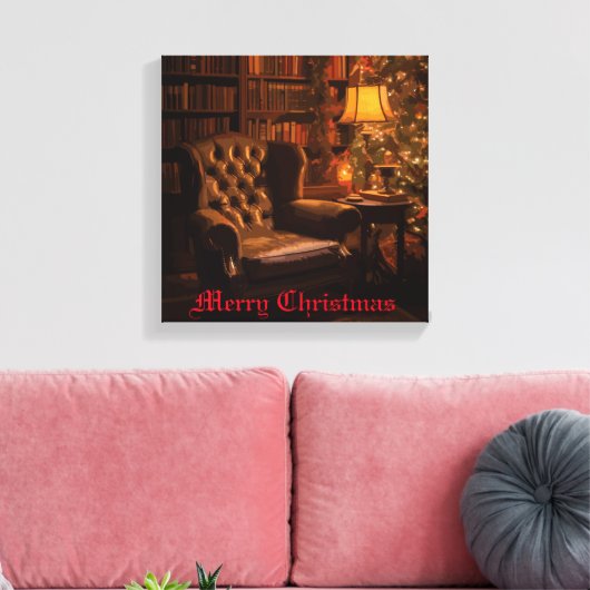 Festive Glow Canvas Afdruk (Insitu (Woonkamer))