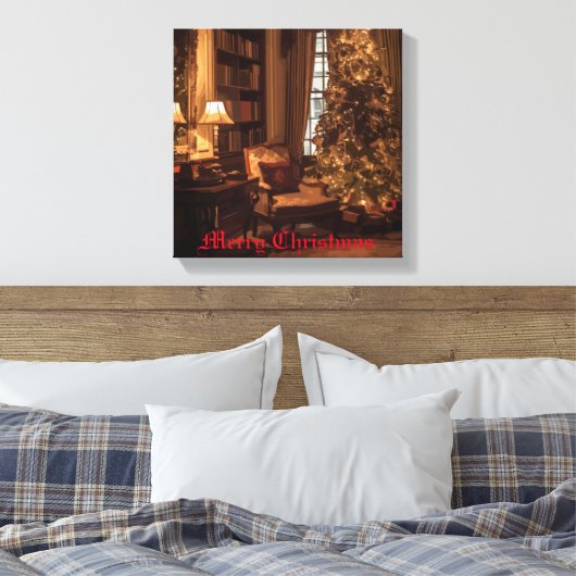 Festive Glow Canvas Afdruk (Insitu (Slaapkamer))