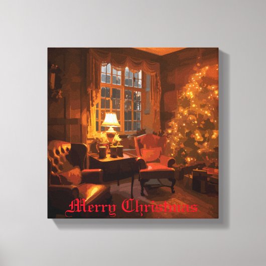 Festive Glow Canvas Afdruk (Voorkant)