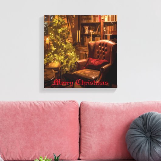Festive Glow Canvas Afdruk (Insitu (Woonkamer))