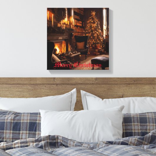 Festive Glow Canvas Afdruk (Insitu (Slaapkamer))