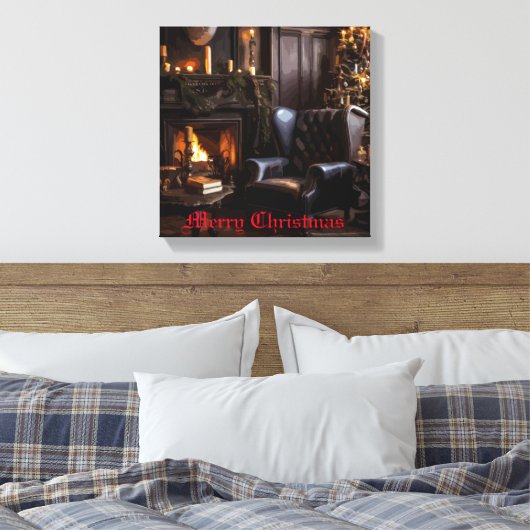 Festive Glow Canvas Afdruk (Insitu (Slaapkamer))