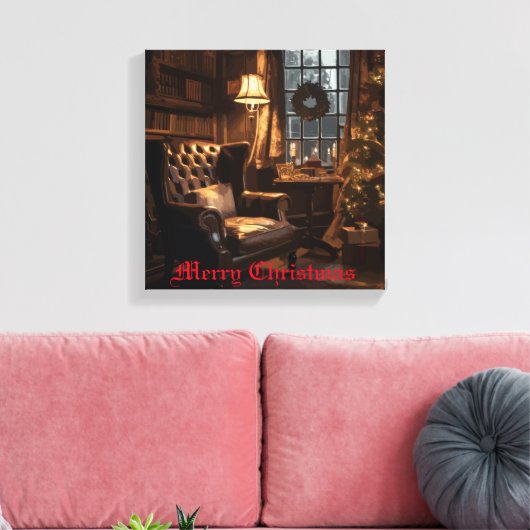 Festive Glow Canvas Afdruk (Insitu (Woonkamer))