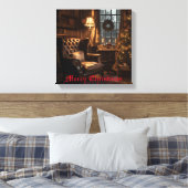Festive Glow Canvas Afdruk (Insitu (Slaapkamer))