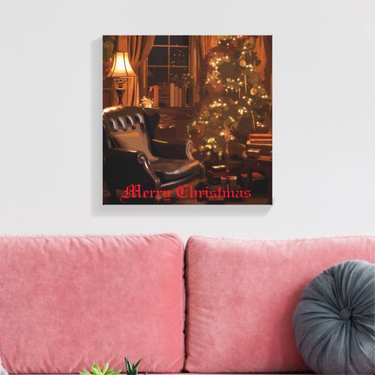 Festive Glow Canvas Afdruk (Insitu (Woonkamer))