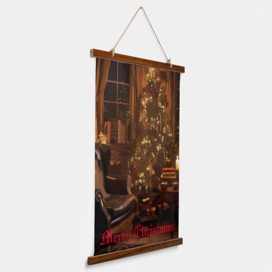 Festive Glow Hangend Wandkleed (Gebogen)