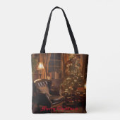Festive Glow Tote Bag (Achterkant)