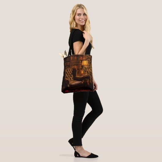 Festive Glow Tote Bag (Op model)
