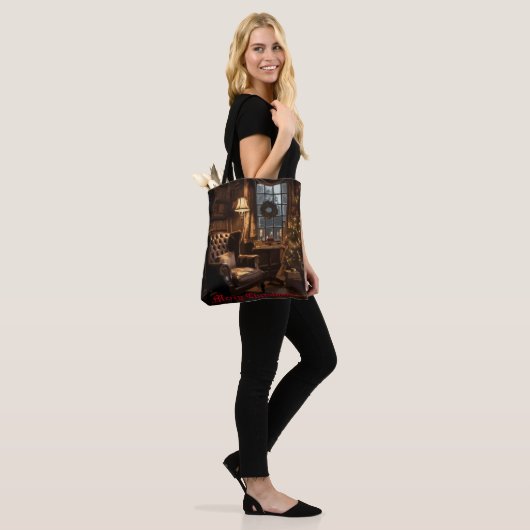 Festive Glow Tote Bag (Op model)