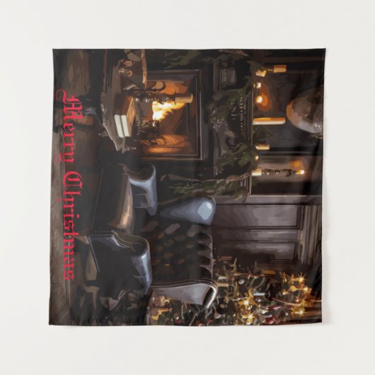 Festive Glow Wandkleed (Voorkant (horizontaal))