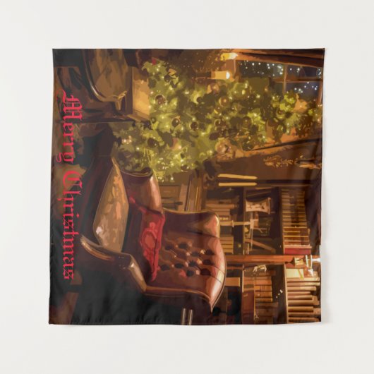 Festive Glow Wandkleed (Voorkant (horizontaal))