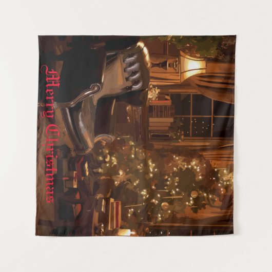 Festive Glow Wandkleed (Voorkant (horizontaal))