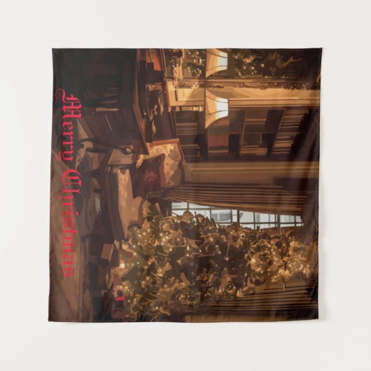 Festive Glow Wandkleed (Voorkant (horizontaal))