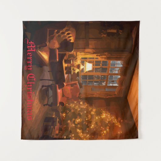 Festive Glow Wandkleed (Voorkant (horizontaal))