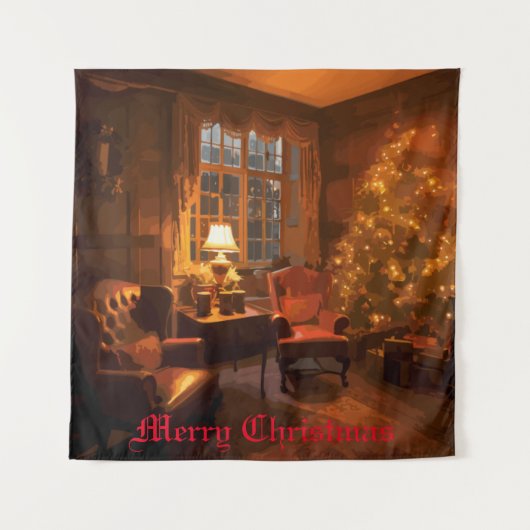 Festive Glow Wandkleed (Voorkant)