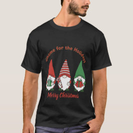 Festive Gnome Friends Christmas T-shirt