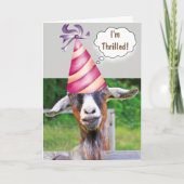 Festive Goat Birthday Kaart (Voorkant)