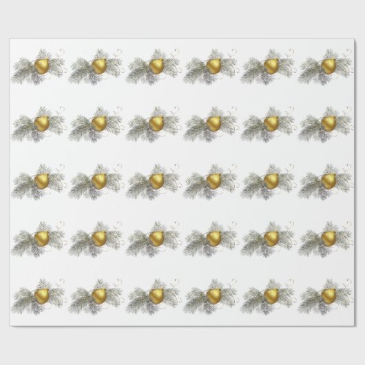 Festive Gold Decoration Cadeaupapier (Vlak)