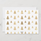 Festive Gold Joy Collage Flat Holiday-kaart Feestdagenkaart (Achterkant)
