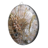 Festive Gold Kerstmis Dartbord (Voorkant Rechts)