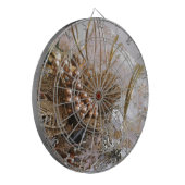 Festive Gold Kerstmis Dartbord (Voorkant Links)
