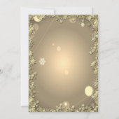 Festive Gold Stars Company kerst Kaart (Achterkant)