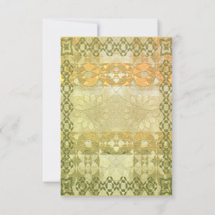 Festive Golden Blank Kaart Abstract Keltisch desig