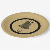 Festive Golden Holiday Fun Papieren Bordje (Gekanteld)