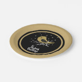 Festive Golden Holiday Fun Papieren Bordje (Gekanteld)