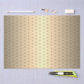 Festive Golden Metallic Snowflake kerst Tissuepapier (Craft)