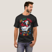 Festive Goose On Loose Christmas Cute Holiday Wint T-shirt (Voorkant volledig)