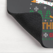 Festive Goose On The Loose Funny Gingerbread Ugly  Muismat (Hoek)