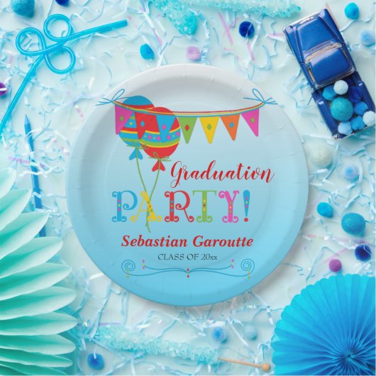 Festive Graduation Party Papieren Bordje (Feest)