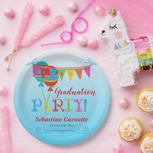 Festive Graduation Party Papieren Bordje (Feest)