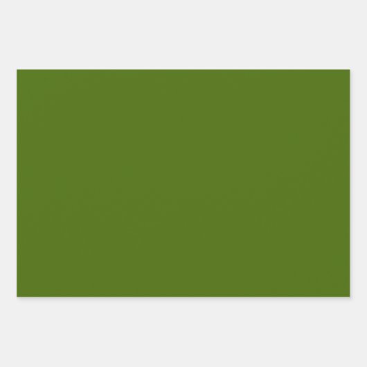 Festive Green Blue Polka Dots Stripes Solid Inpakpapier Vel (Voorkant)