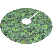 Festive Green Holly Berry Christmas Kerstboom Rok (Gekanteld)