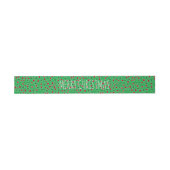 Festive Green Invitation Belly Band Uitnodigingen Wikkel (Vlak)