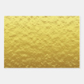 Festive Green Red en Gold Reindeer Inpakpapier Vel (Voorkant 3)