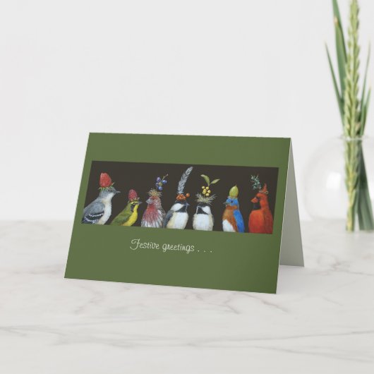 Festive greetcard feestdagen kaart (Voorkant)