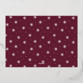 Festive Greeting | Fantastische en heldere horizon Folie Feestdagenkaart (Achterkant)