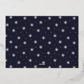 Festive Greeting | Fantastische en heldere horizon Folie Feestdagenkaart (Achterkant)