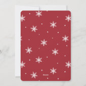 Festive Greeting | Foto voor vier kerst 2 Feestdagenkaart (Achterkant)