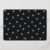 Festive Greeting | Seizoensgroeten 3 Foto Folie Feestdagenkaart (Achterkant)