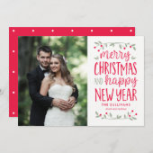 Festive Greetings Kerstfeestay Fotokaarten Feestdagenkaart (Voorkant / Achterkant)