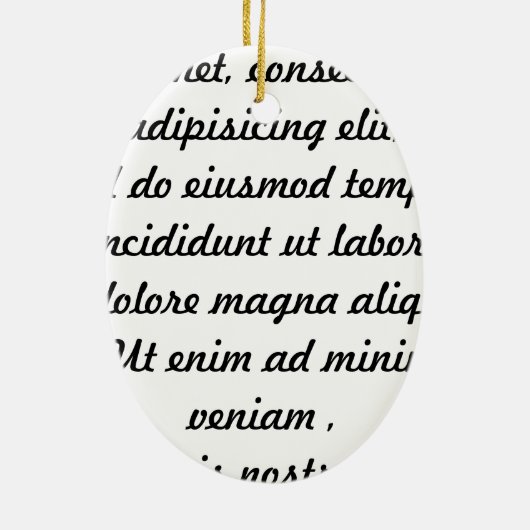 Festive Hail Satan Keramisch Ornament (Achterkant)