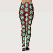 Festive Hail Satan Leggings (Achterkant)