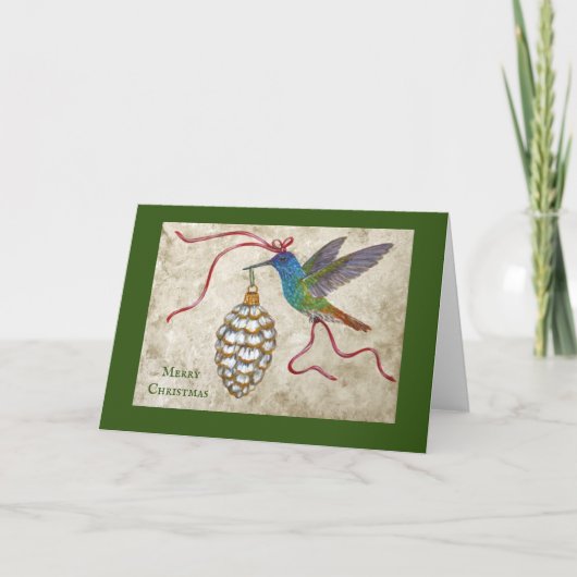 Festive Hal-kerstkaart Feestdagen Kaart (Voorkant)