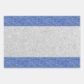 Festive Hanukkah Menorah Glitter Inpakpapier Vel (Voorkant 3)