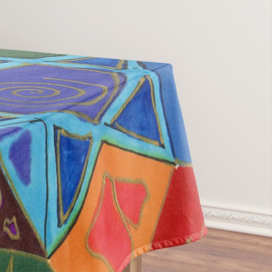 Festive Hanukkah tablecloth Tafelkleed (Voorbeeld)